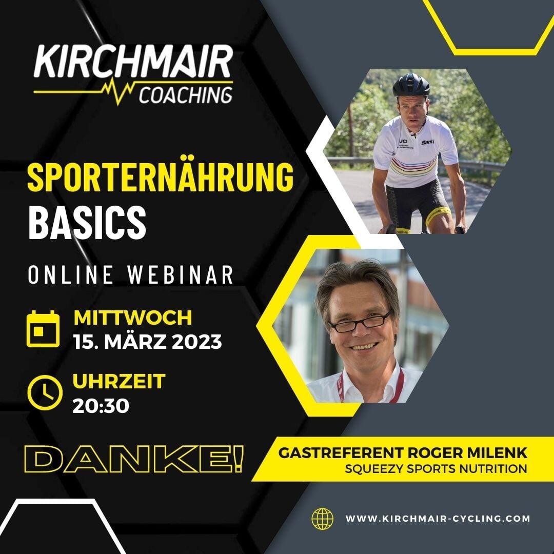 Webinar "Sporternährung - Basics"